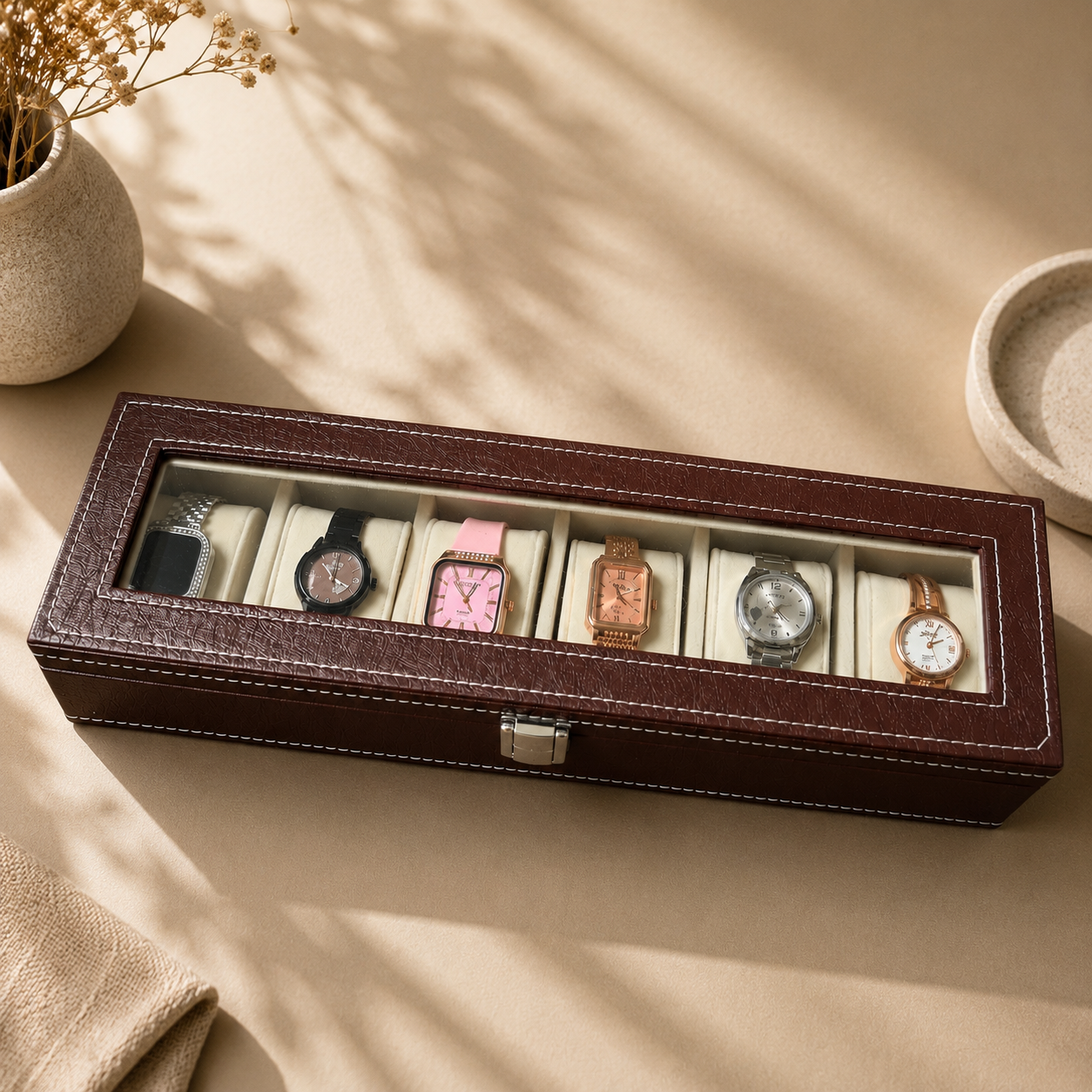 Premium 6 Women's Watches Set with Luxury Box