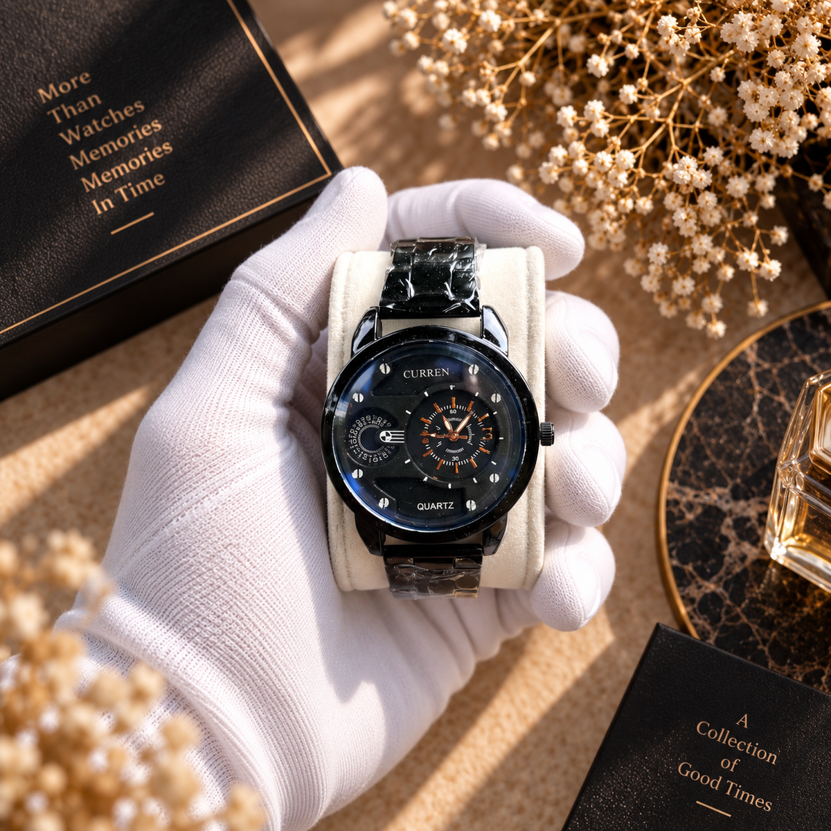 Premium 12 Men's Watches Set with Luxury Box