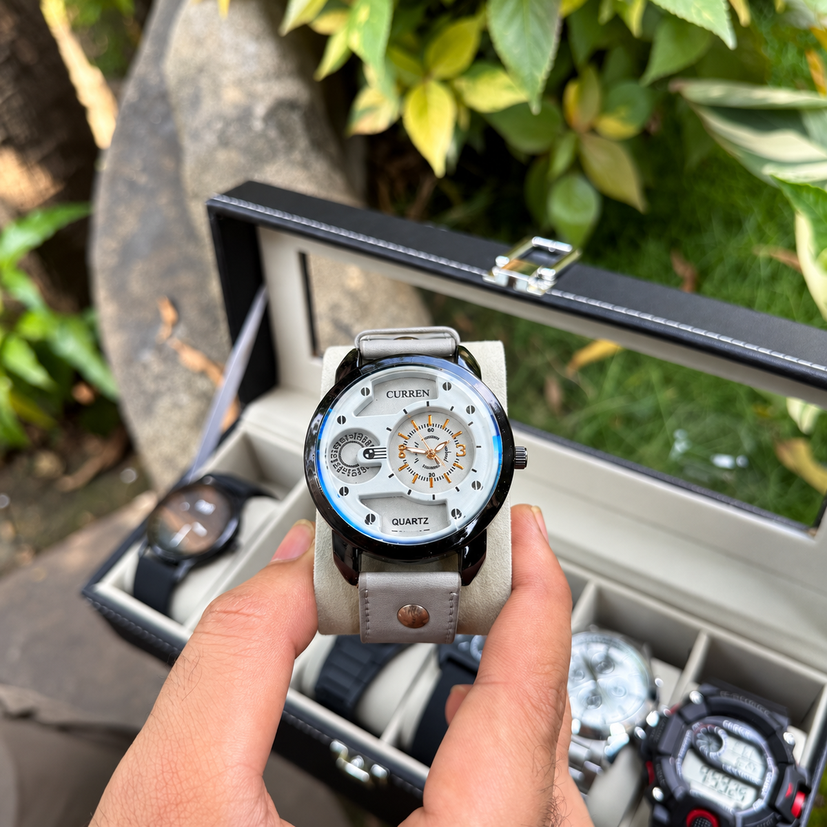 Luxury 6 Men's Watches Gift Set with Luxury Box