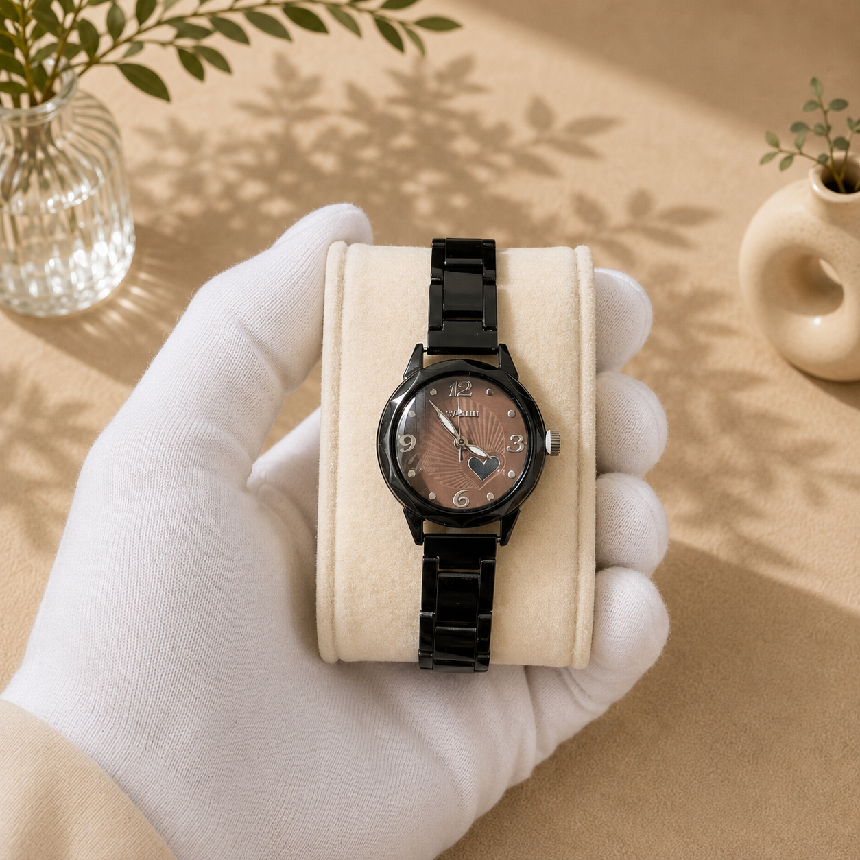 6 Elegant Women's Watches Set with Luxury Box
