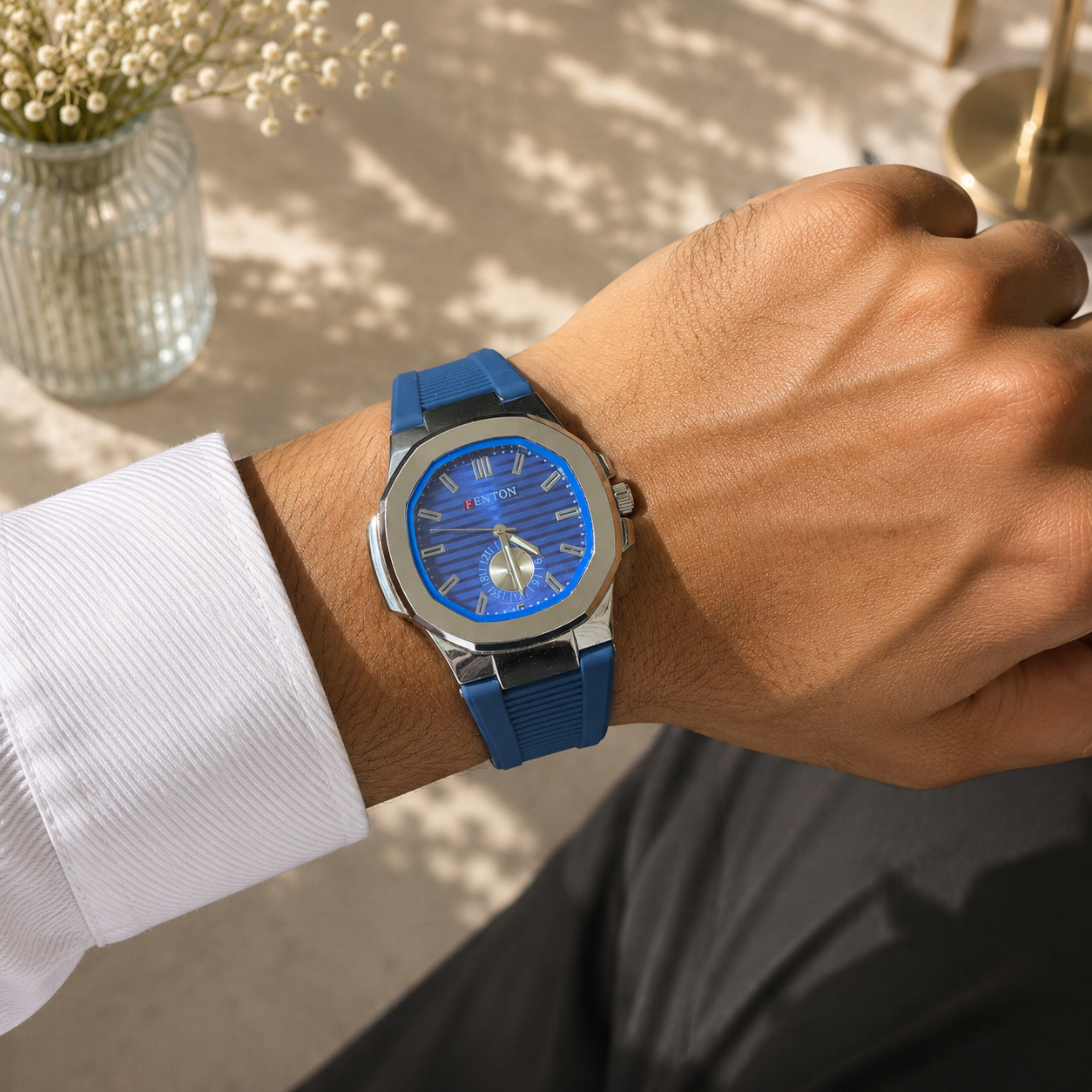 Premium 12 Men's Watches Set with Luxury Box