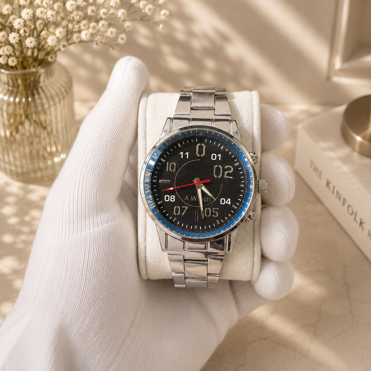 Premium 12 Men's Watches Set with Luxury Box